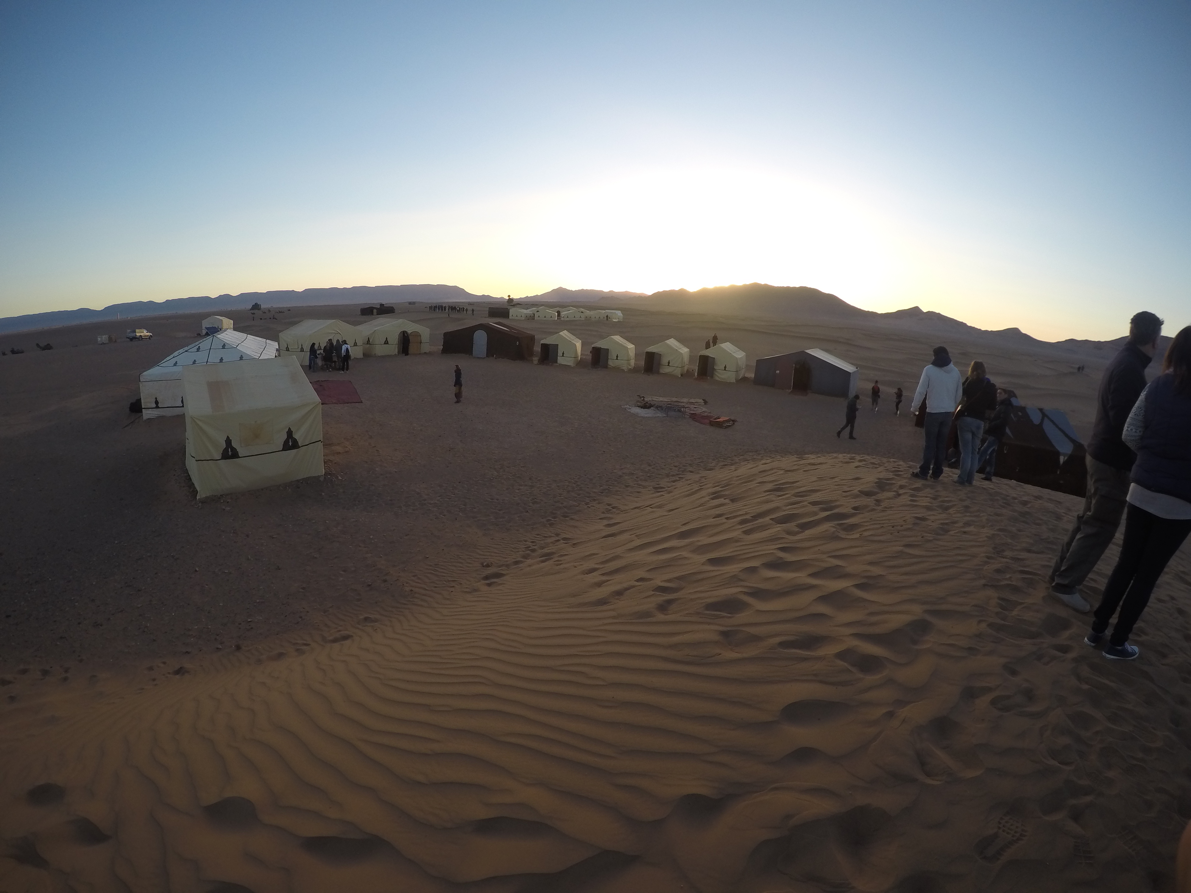 Acampamento no Deserto do Saara